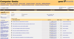 Desktop Screenshot of geekboards.com