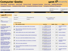 Tablet Screenshot of geekboards.com